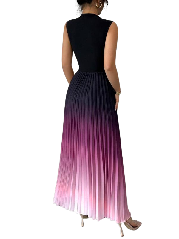 Elegant Ombre Sleeveless Dress For Women | Mirella