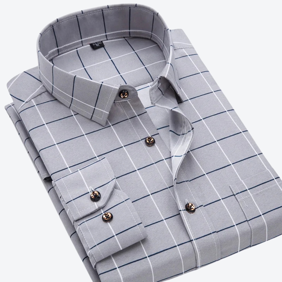 Nautical Print Long Sleeve Shirt For Men | Marcellin