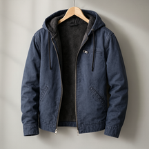 Lined Hooded Utility Jacket For Men | Branton