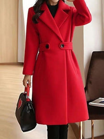 Tailored Longline Overcoat for Women | Valeria