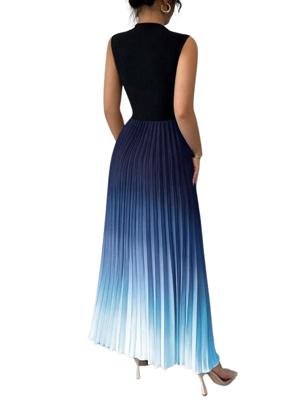 Elegant Ombre Sleeveless Dress For Women | Mirella