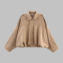 Loose Fit Military Style Jacket For Women | Calystrine