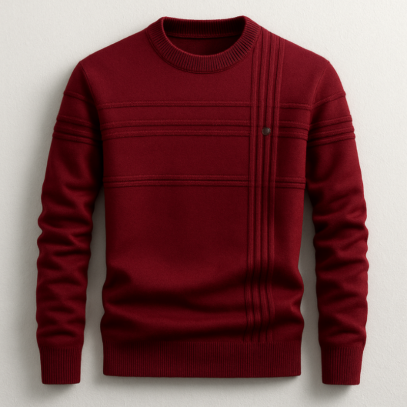 Classic Crew Neck Sweater For Men | Oliver