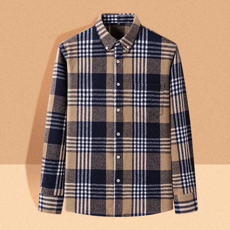 Classic Plaid Button Down Shirt for Men | Everett