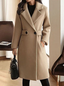 Tailored Longline Overcoat for Women | Valeria
