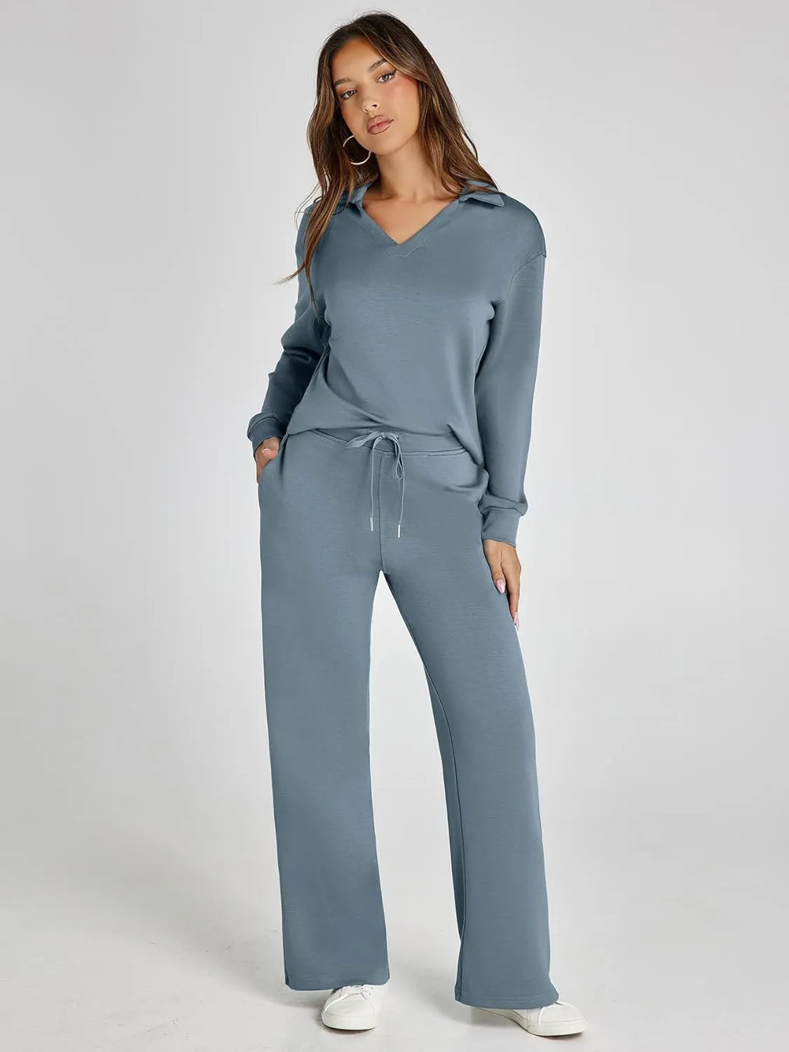 Cozy Minimalist Two Piece Set For Women | Mirelena