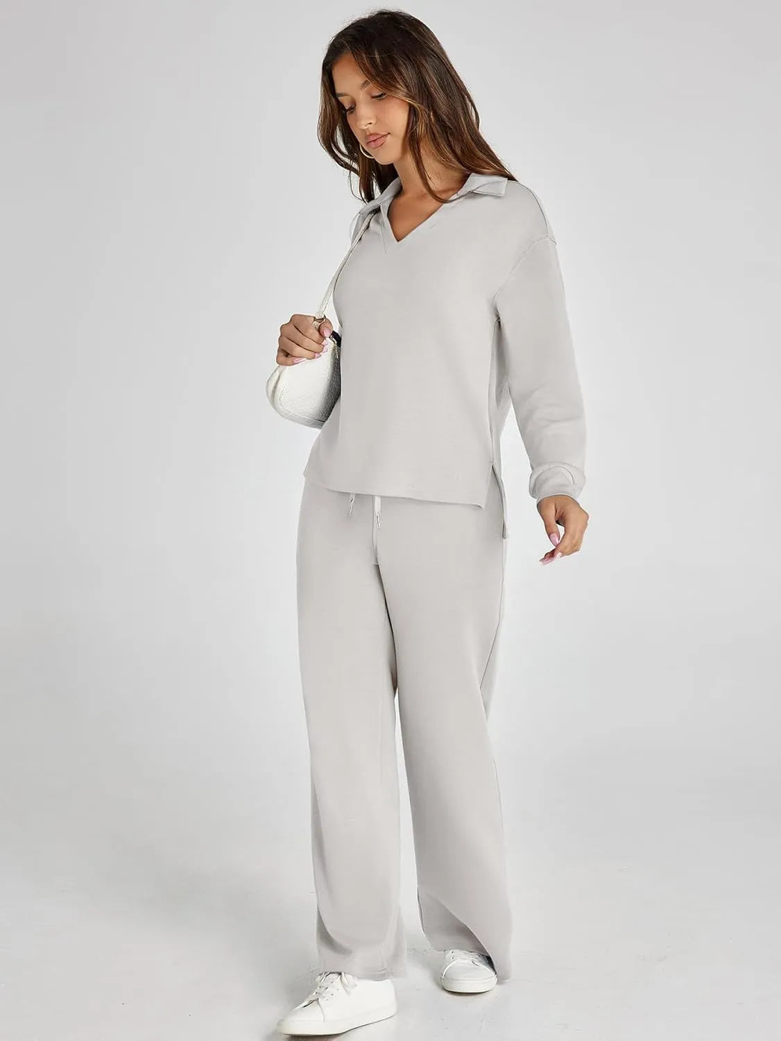 Cozy Minimalist Two Piece Set For Women | Mirelena