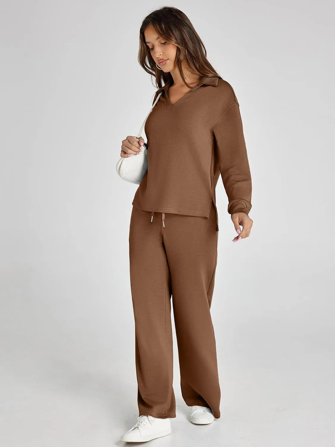 Cozy Minimalist Two Piece Set For Women | Mirelena
