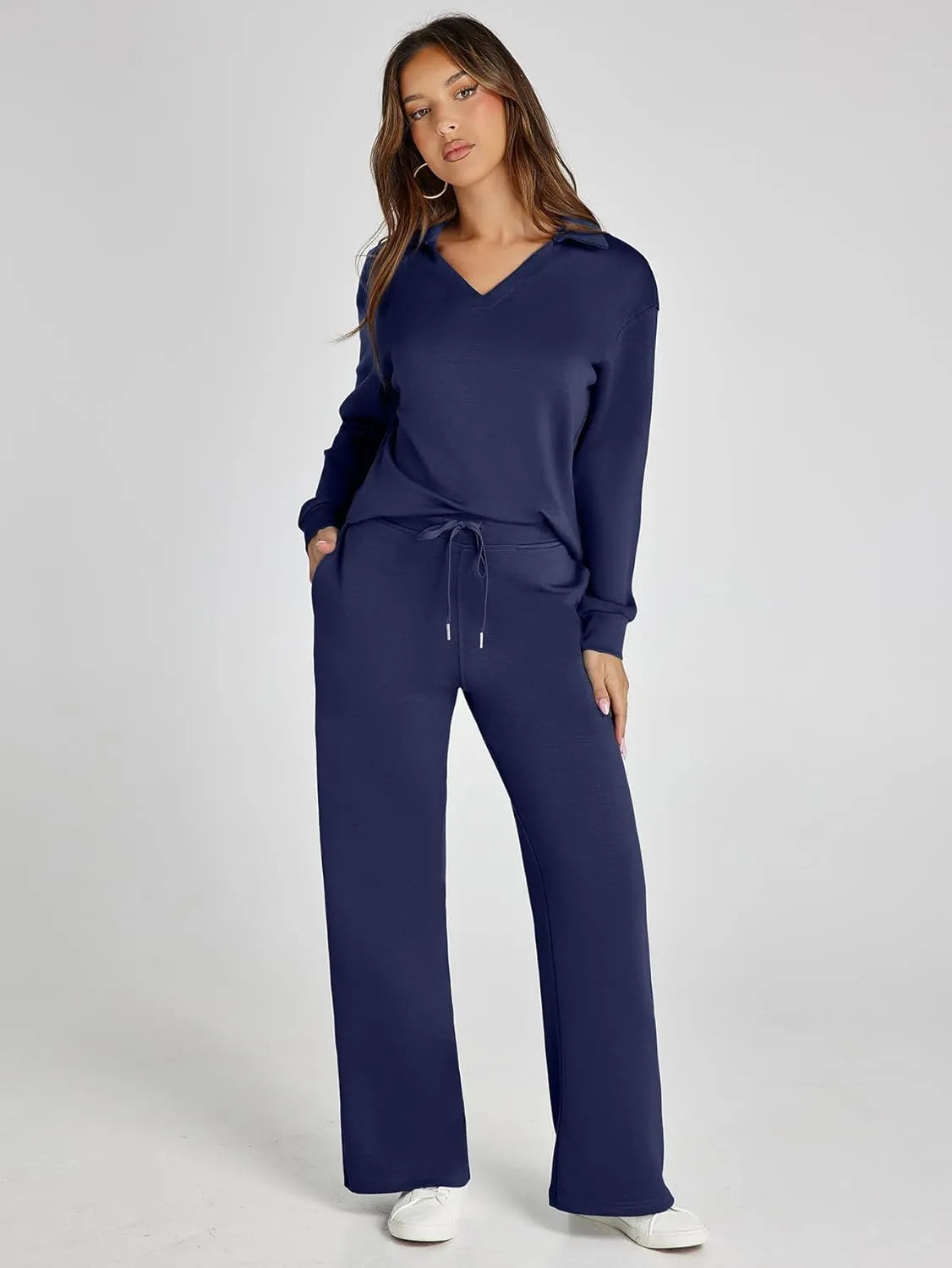 Cozy Minimalist Two Piece Set For Women | Mirelena
