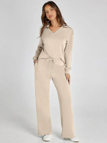 Cozy Minimalist Two Piece Set For Women | Mirelena
