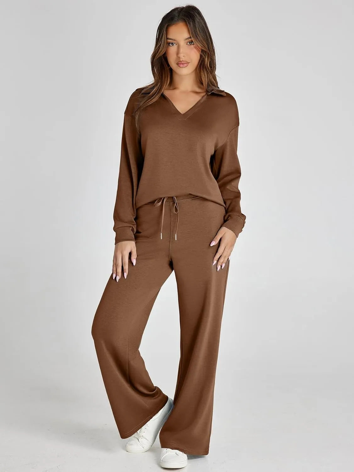 Cozy Minimalist Two Piece Set For Women | Mirelena