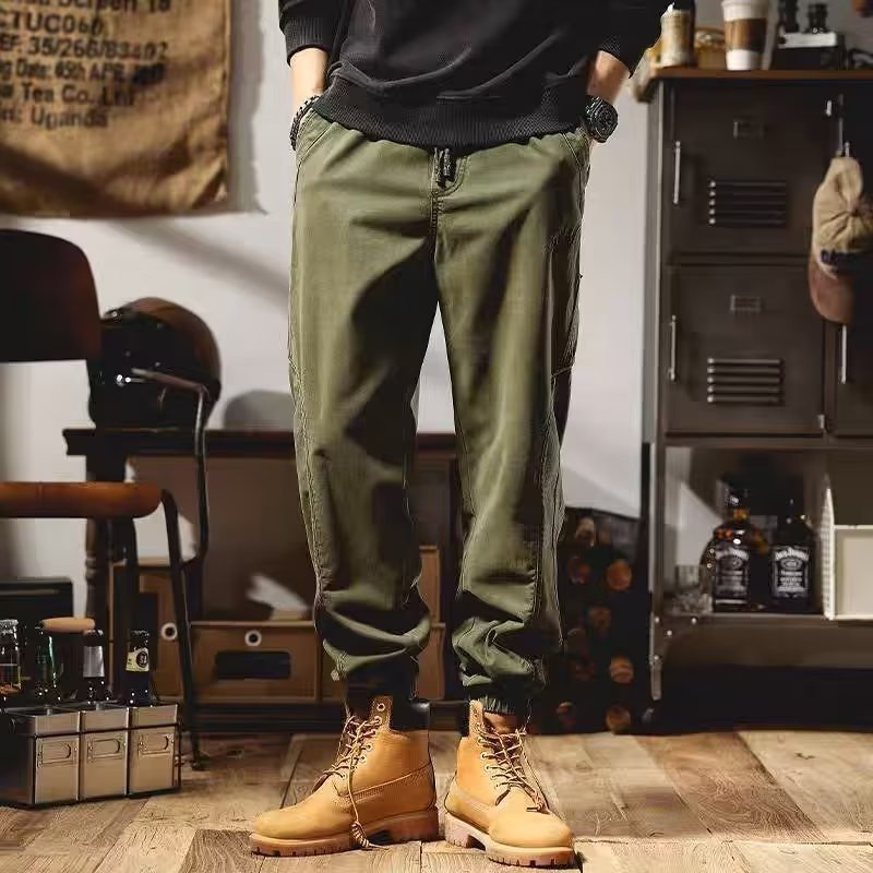 Tapered Utility Cargo Trousers for Men | Railey