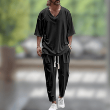 Relaxed Fit Two Piece Set For Men | Kaelen