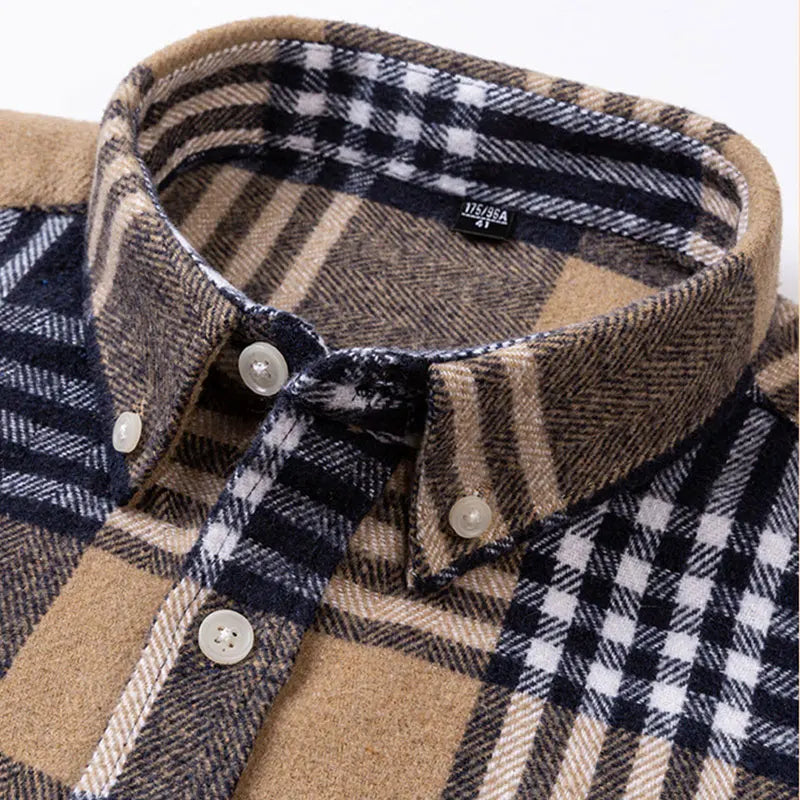 Classic Plaid Button Down Shirt for Men | Everett