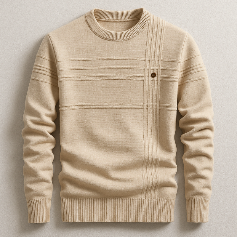 Classic Crew Neck Sweater For Men | Oliver