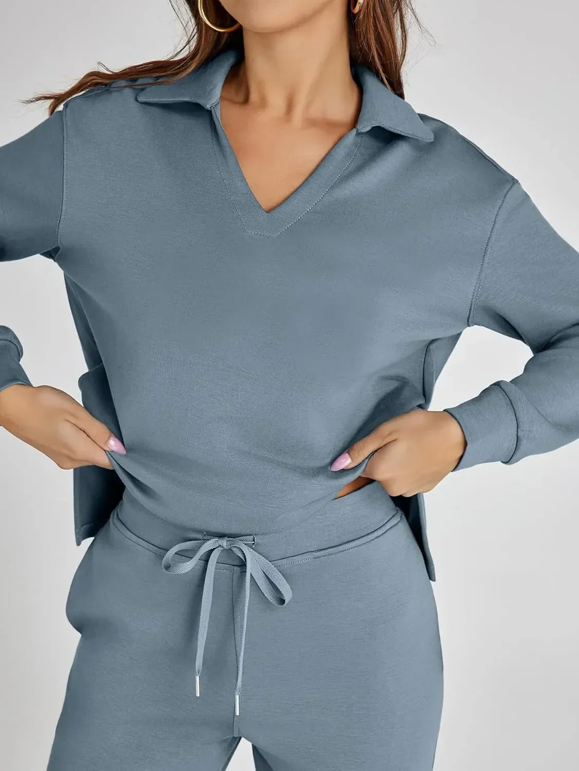 Cozy Minimalist Two Piece Set For Women | Mirelena