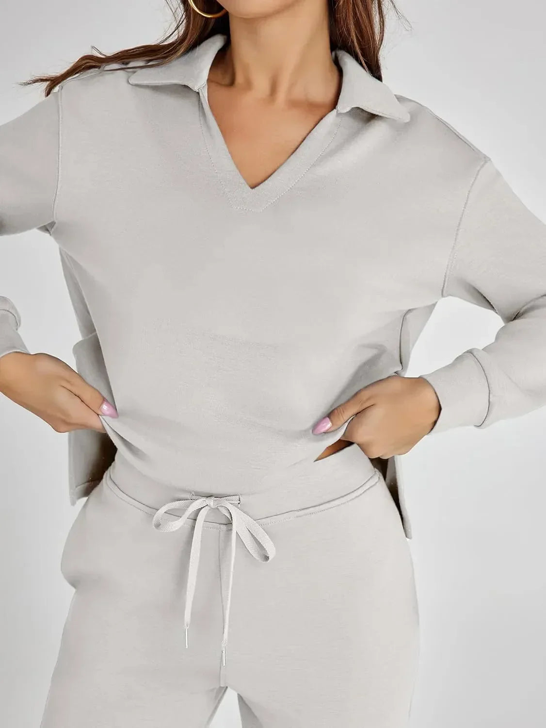 Cozy Minimalist Two Piece Set For Women | Mirelena