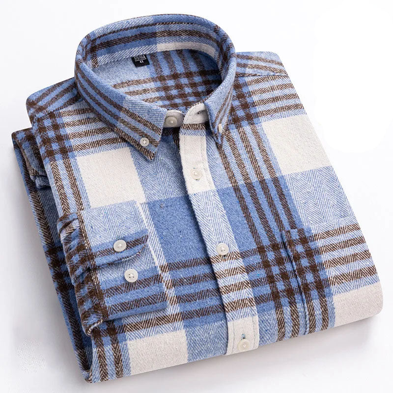 Classic Plaid Button Down Shirt for Men | Everett