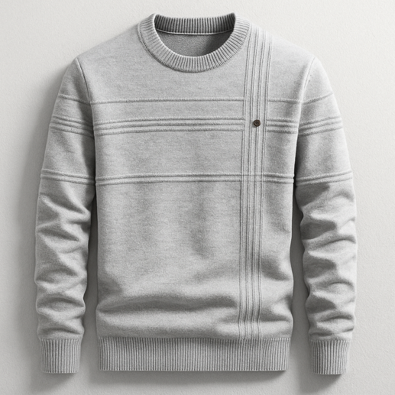 Classic Crew Neck Sweater For Men | Oliver