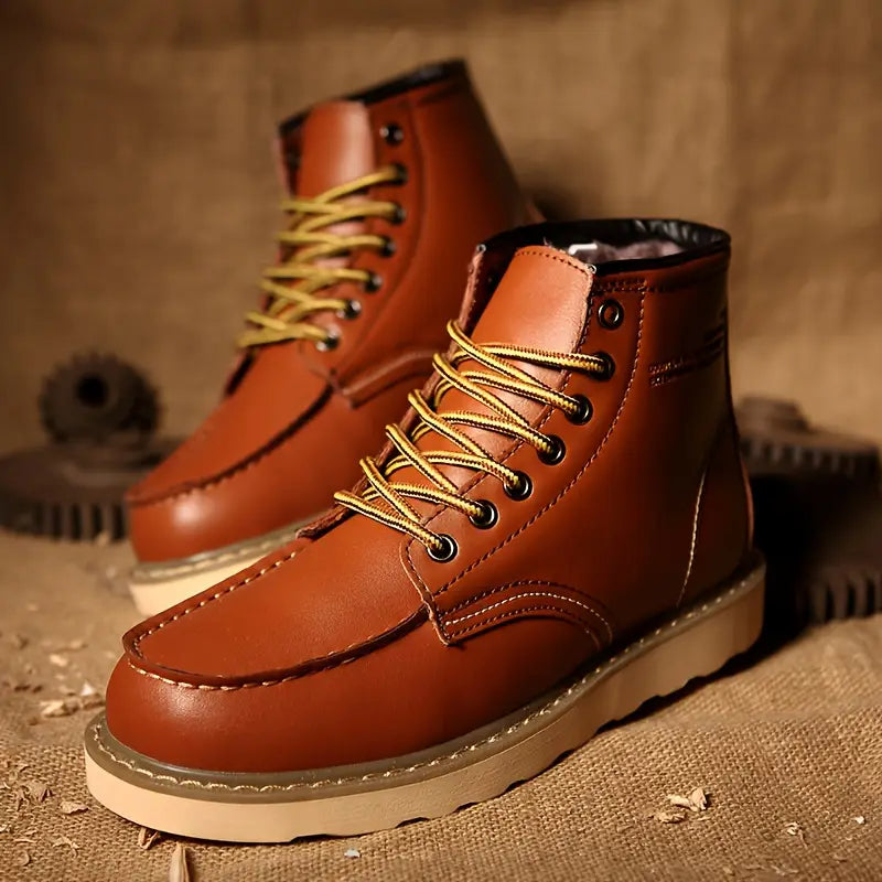 Retro Lace Up Ankle Boots For Men | Andrew