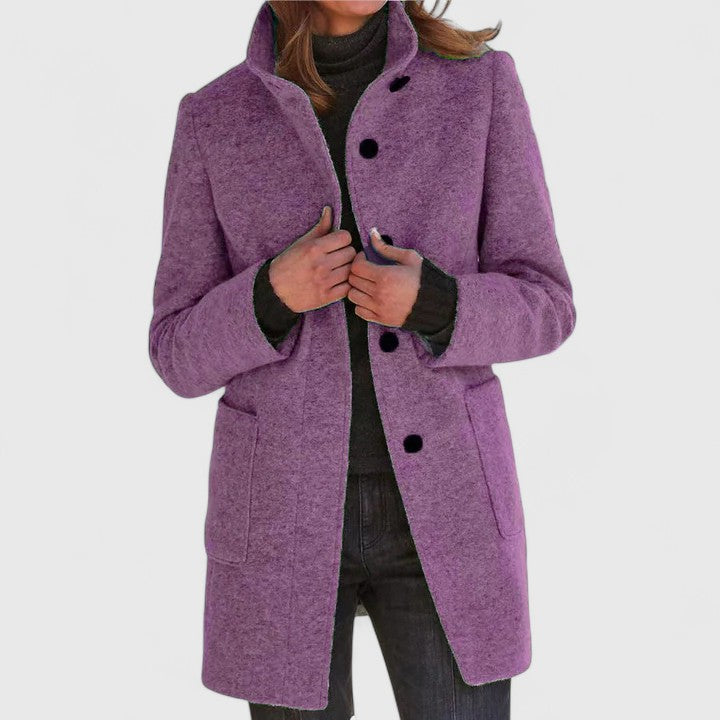 Classic Mid Length Coat For Women | Ardelia