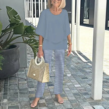 Printed Two Piece Co Ord Set For Women | Isadora