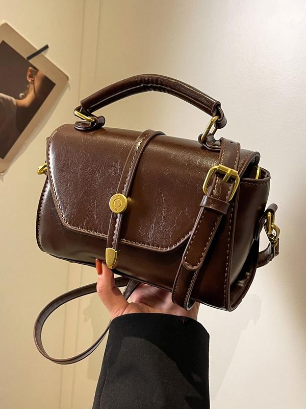 Trendy Contrast Stitching Small Square Shoulder Bag For Women | Liorenna