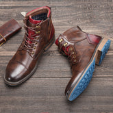 Heritage Brogue Lace Up Boots For Men | Drew