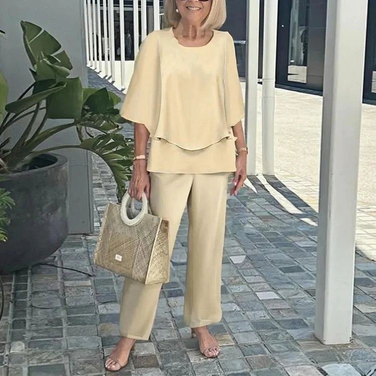 Printed Two Piece Co Ord Set For Women | Isadora