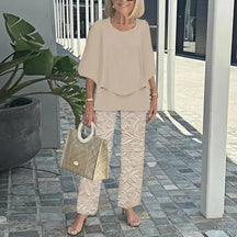 Printed Two Piece Co Ord Set For Women | Isadora