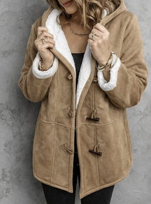 Hooded Toggle Long Coat For Women | Amanda