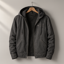 Lined Hooded Utility Jacket For Men | Branton