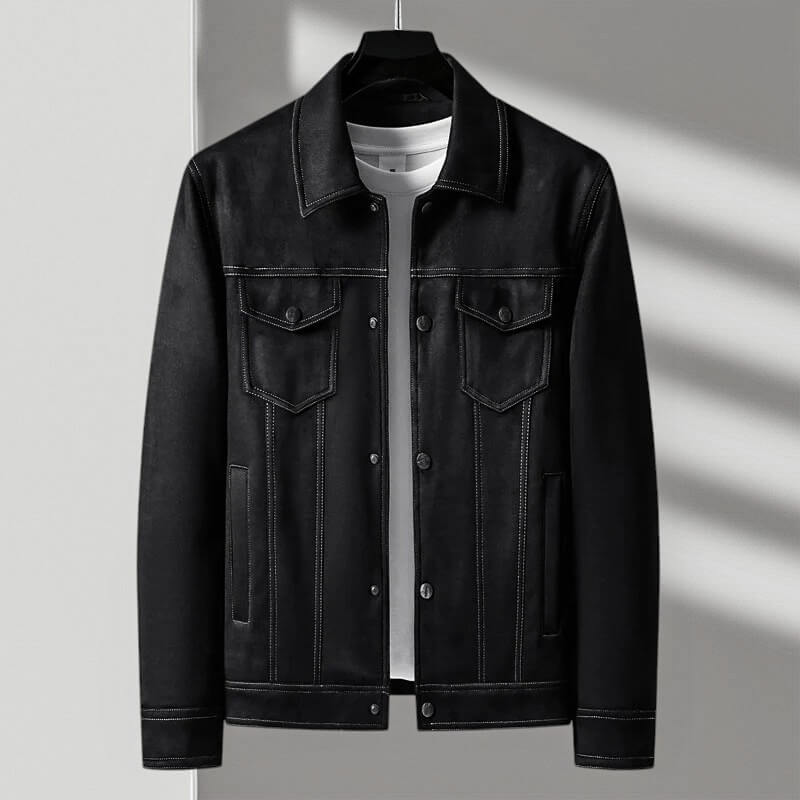 Retro Button Front Jacket For Men | Hudson