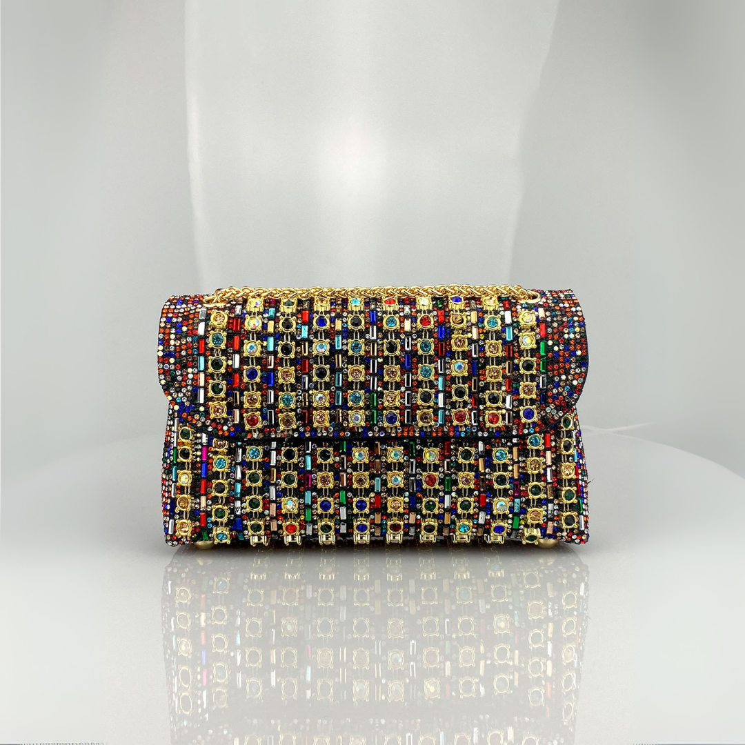 Chain Strap Embellished Shoulder Bag For Women | Alessia