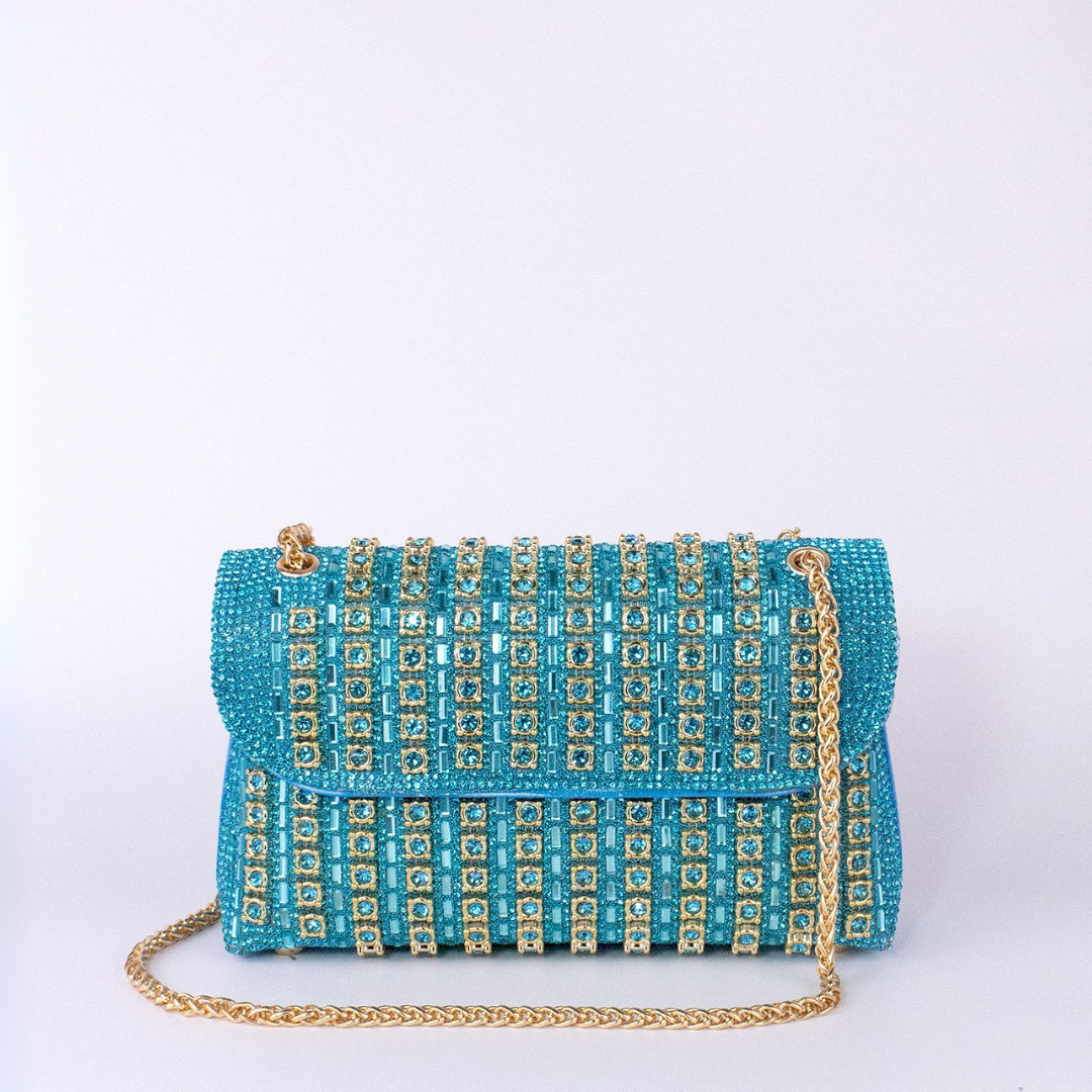 Chain Strap Embellished Shoulder Bag For Women | Alessia