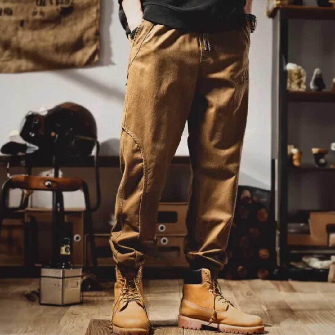 Tapered Utility Cargo Trousers for Men | Railey