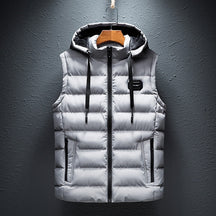 Padded Hooded Gilet Vest For Men | Kaedon
