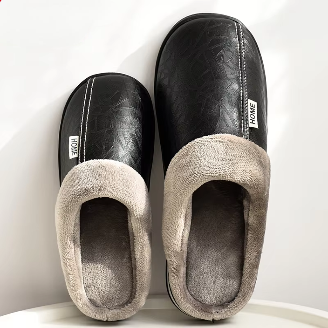 Lined Slip On Indoor Slippers For Men | Alaric
