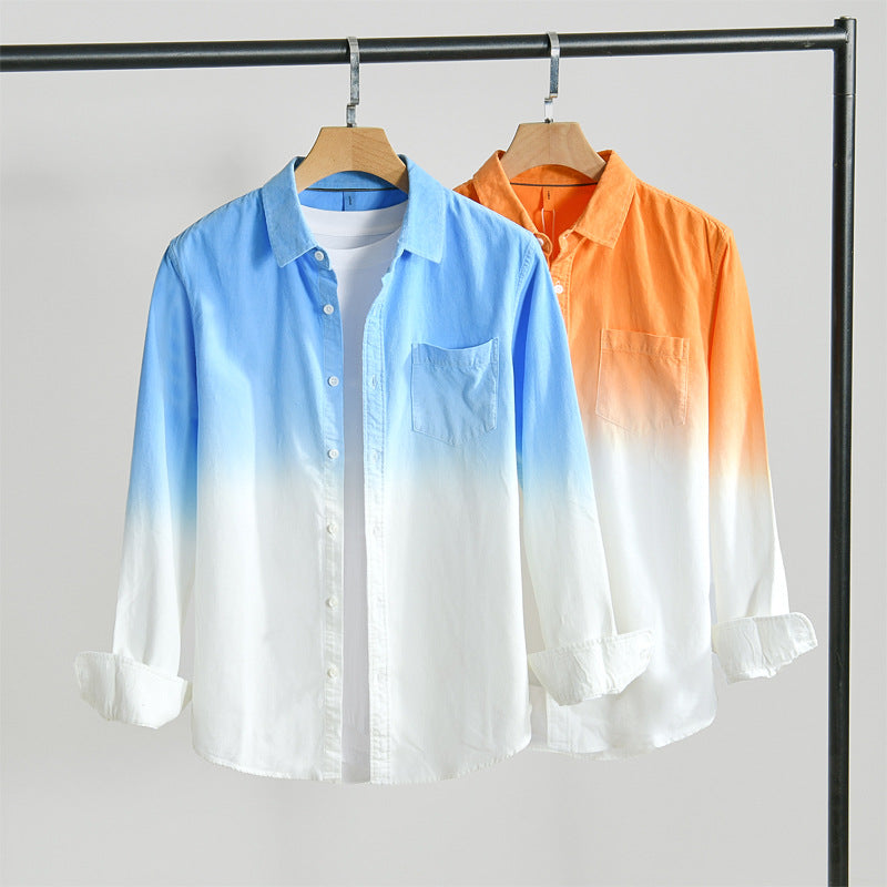 Gradient Button Down Shirt for Men | Corwyn