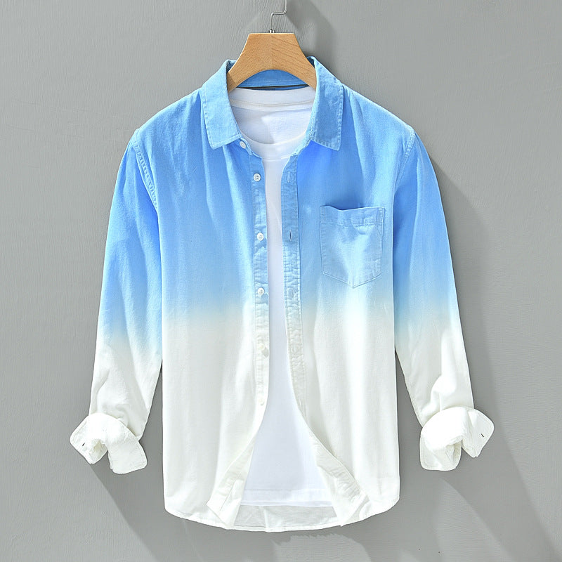 Gradient Button Down Shirt for Men | Corwyn