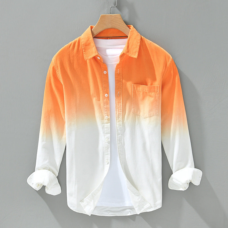 Gradient Button Down Shirt for Men | Corwyn