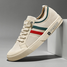 Striped Lace Up Sneakers for Men | Luca