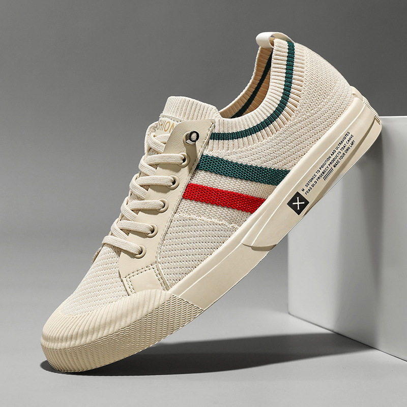 Striped Lace Up Sneakers for Men | Luca