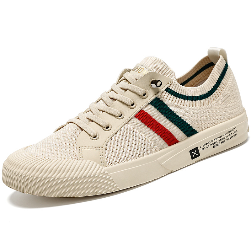 Striped Lace Up Sneakers for Men | Luca
