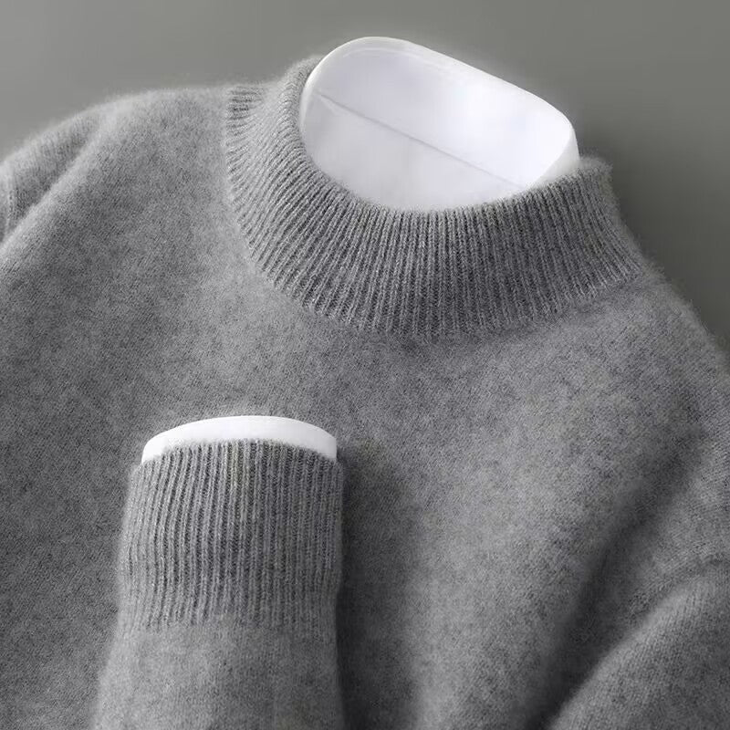 Refined Mock Neck Sweater For Men | Rowan
