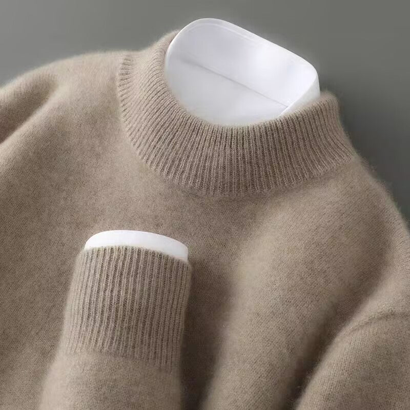 Refined Mock Neck Sweater For Men | Rowan