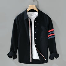 Stripe Detail Button Shirt For Men | Harris