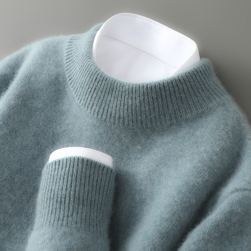 Refined Mock Neck Sweater For Men | Rowan
