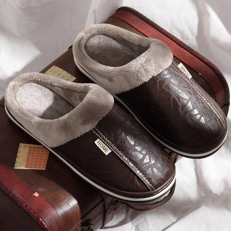 Lined Slip On Indoor Slippers For Men | Alaric
