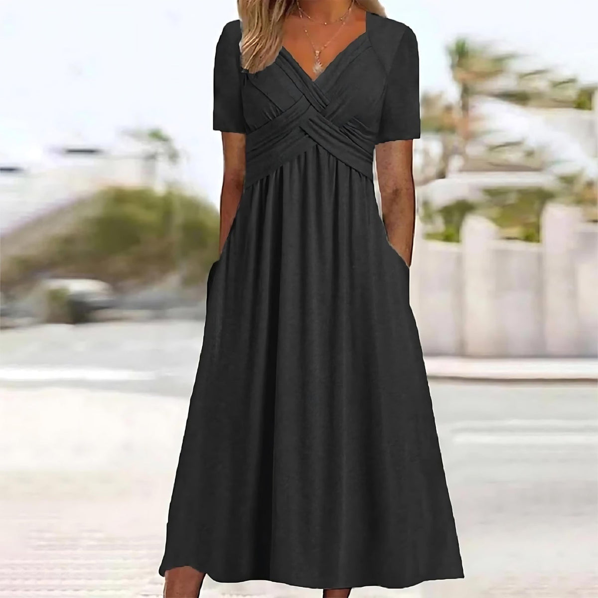 Elegant Midi Dress For Women | Seraphina